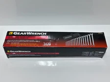 NOS GearWrench 81917 18pc SAE Long Pattern Combination Wrench Set, 1/4-1-1/4”