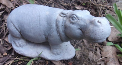 Latex hippo mold plaster cement casting rubber mould  5''L x 2''W x 3''H