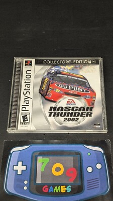 Nascar Thunder 2002 Collector's Edition (Sony Playstation) PS1 CIB Complete