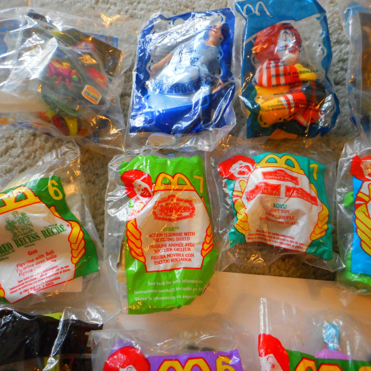 McDonalds Happy Meal Toys Assorted Lot Of 27 New + 2 Burger