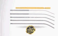 Mini Cervical Dilator Set (Set of 5 Pieces with Gold Handle) with Case