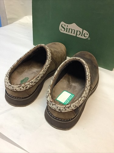 Simple Bravado 640009 DBRN Leather Mule, Dark Brown, Men’s Size 10.5 NEW - Picture 13 of 18