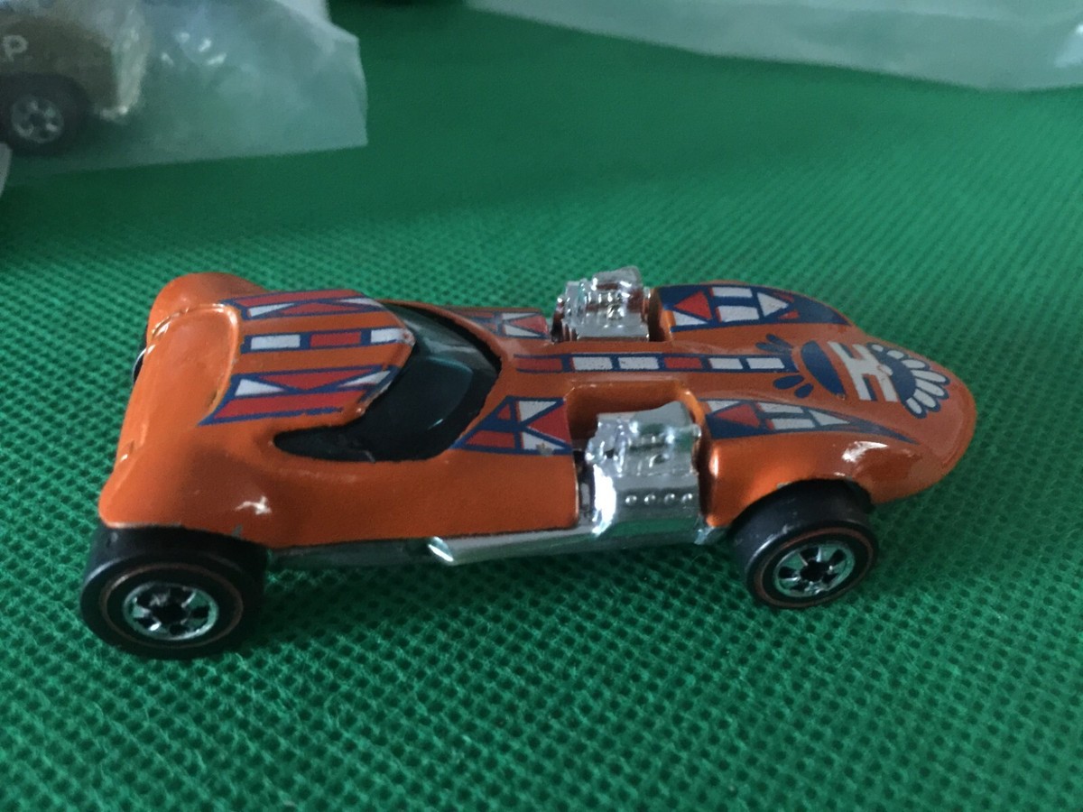 Hot Wheels Twin Mill TwinMill Hong Kong 1968 redline orange