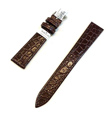 Cinturino Orologio da Uomo MORELLATO Pelle Stampa Cocco MARRONE Piatto 16 18 20