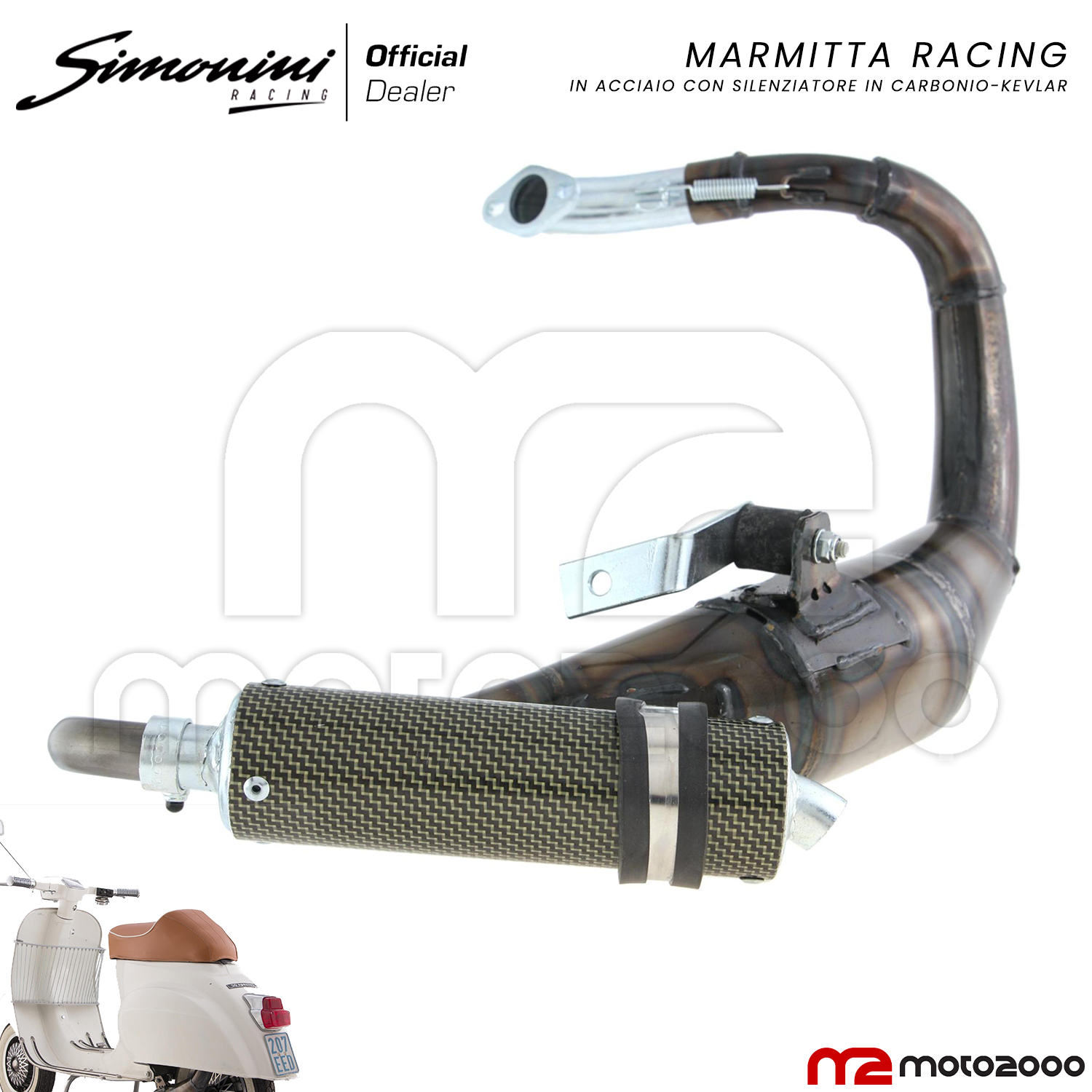 Simonini Piaggio Marmitta Simonini Ape 50 Marmitta Simonini Vespa