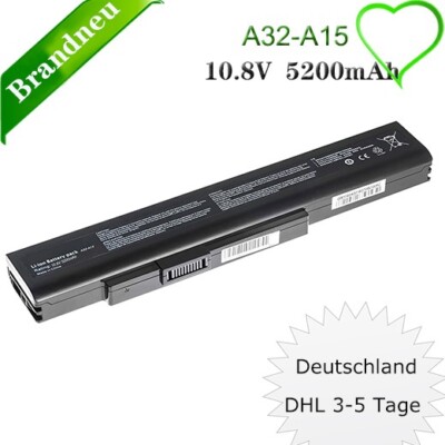   Laptop akku für MSI A6400 CX640 MS-16Y1 CR640 A32-A15 A42-A15 A41-A15 A42-H36