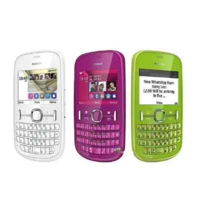 Unlocked Nokia Asha 201 RM-799 2.4'' 2MP Camera Bluetooth Radio 2G GSM 900 1800