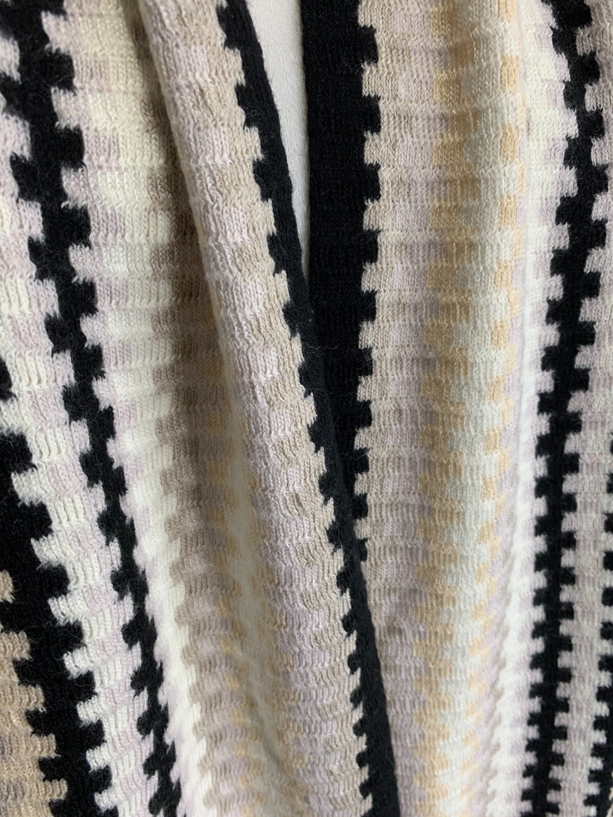 Missoni zig zag geometric pattern knit scarf VGC … - image 2