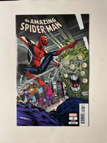 Amazing Spider-Man #3 (2022) 9.4 NM Marvel 1:25 Retailer Incentive Garron Varian