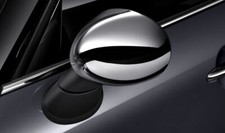 MINI Genuine Right Mirror Cover Chrome Beech Clap Fits R57 R57 LCI 51162753882