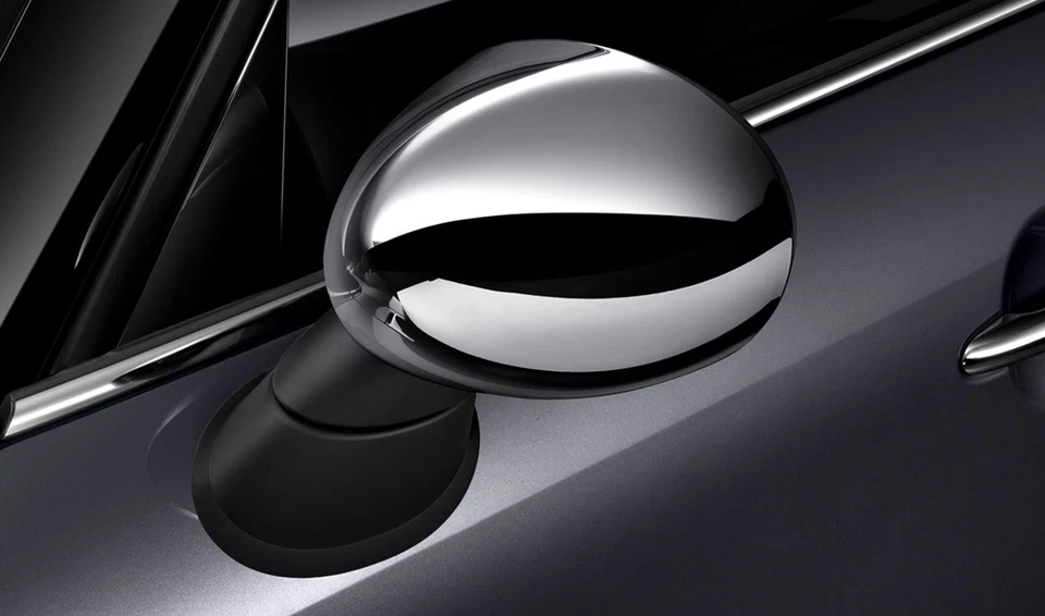 MINI Genuine Right Mirror Cover Chrome Beech Clap Fits R57 R57 LCI 51162753882