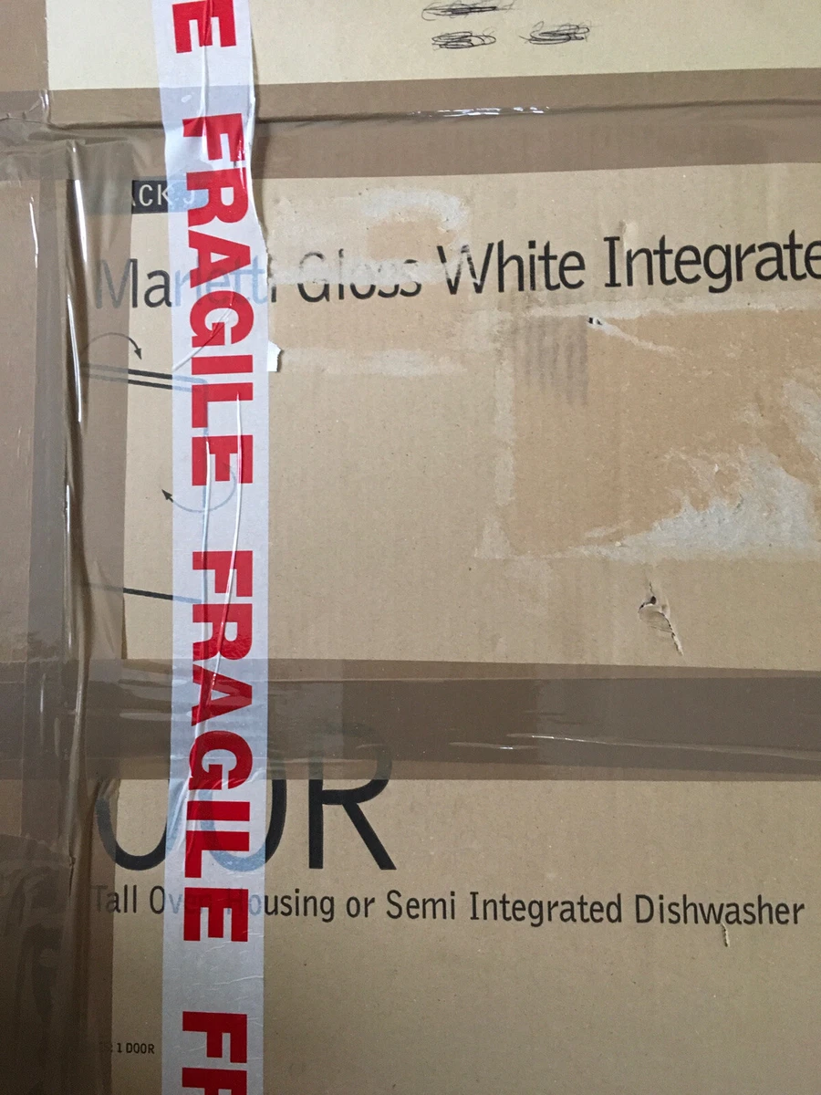 White gloss 2024 dishwasher door
