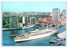 Ship Guglielmo Marconi Senator Italy Postcard