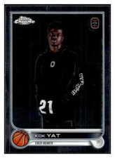 Kok Yat RC 2023 Topps Chrome Overtime Elite #77 ROOKIE OTE NBA ID:70889