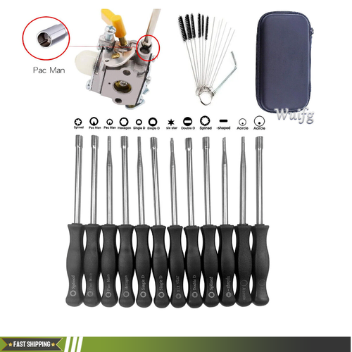 12PCS Carburetor Adjustment Tool Kit Fits Common 2 Cycle Carburator ...