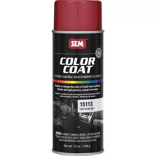 SEM COLOR COAT FIRETHORN RED Vinyl Spray Auto Paint Car 12 oz. SEM