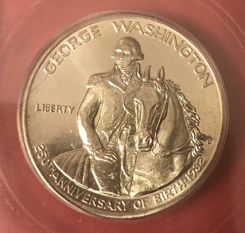 1982-D George Washington Silver Half Dollar MS69+ - Picture 2 of 4