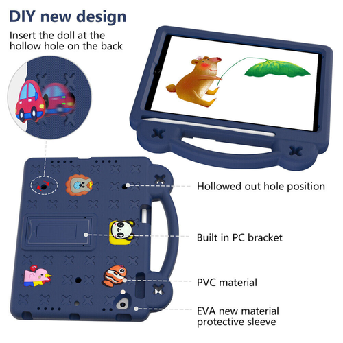 Kids Heavy Duty Case Cover For iPad 7th 8th 9th Generation 10.2 Pro 9.7"Mini 7.9 - Picture 32 of 75