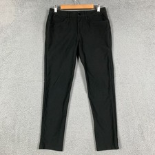 Lululemon ABC Pants Men's 30 x 29 Black Slim Fit Utilitech Abrasion Resistant