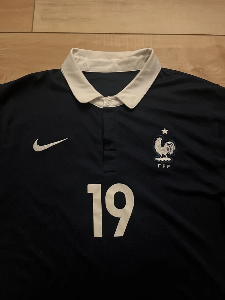 Camiseta Nike Paul Pogba Para Hombre Grande Dri - Fit, Camiseta Federación Francesa de Fútbol Foto 2 de 4