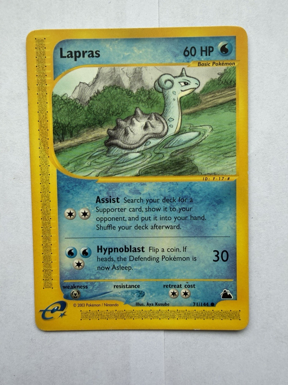 Lapras 71/144 Common Skyridge 2003 Pokemon TCG