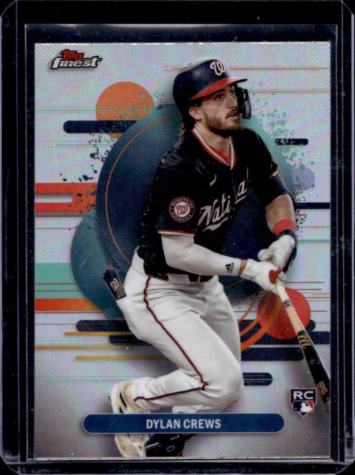 2025 Finest Dylan Crews Uncommon RC Refractor Rookie #125 Nationals