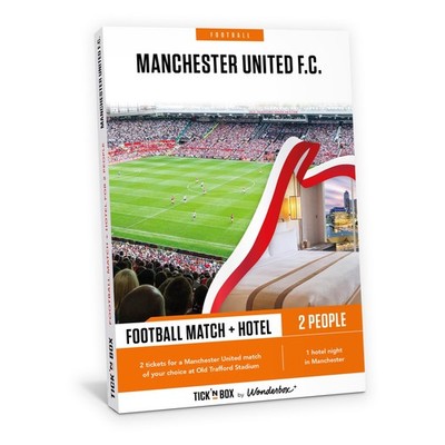Tick&Box - Geschenkbox - Manchester United Spielaufenthalt für 2-1 Nacht Aufenthalt - Besuch