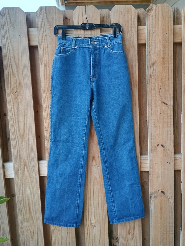 Vintage Size 10 Oscar De La Renta Jeans Women's Blue Denim