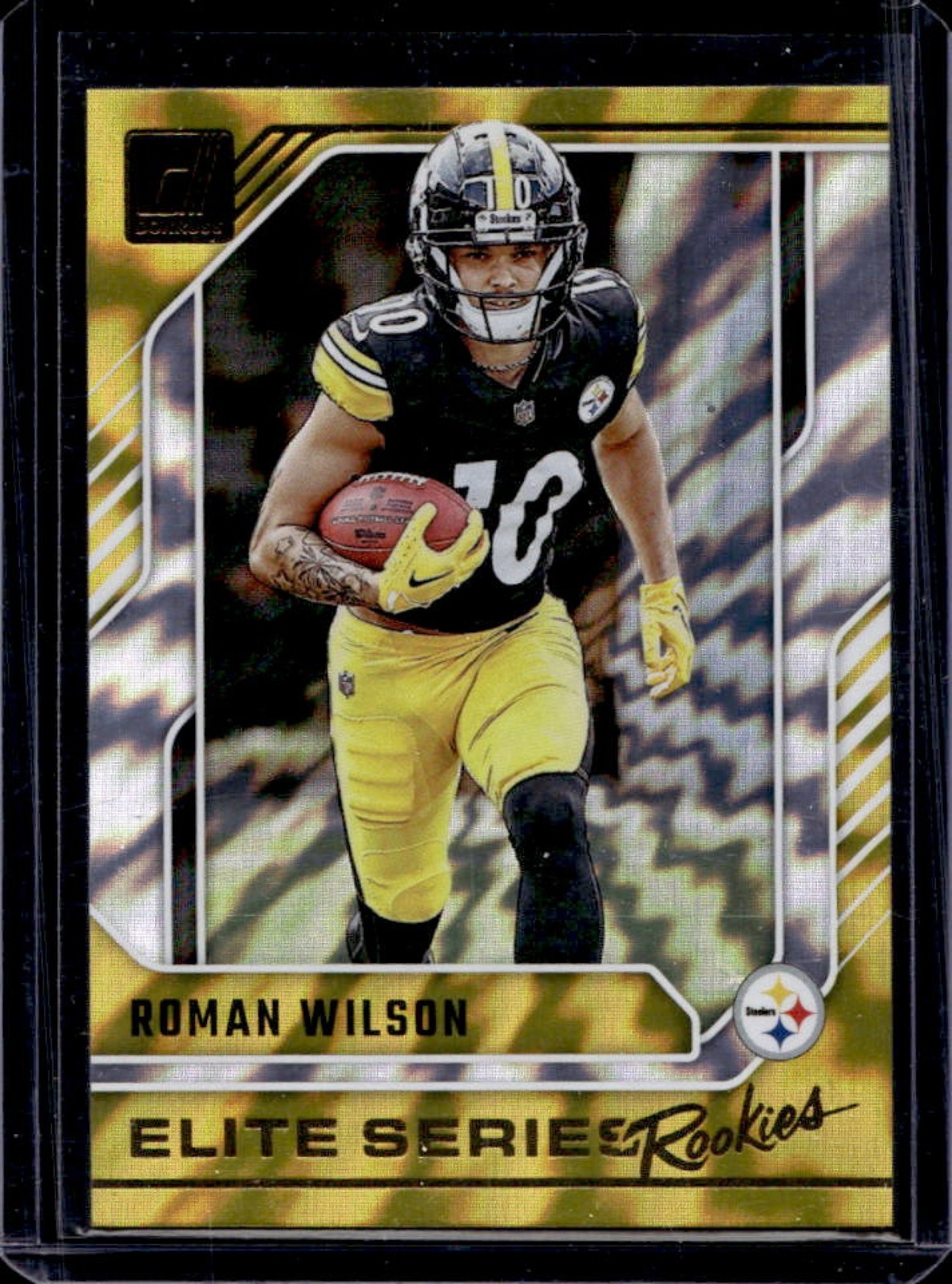 2024 Donruss Roman Wilson The Elite Series Rookies Rookie RC #23 Steelers