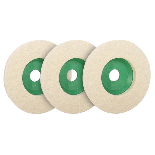 1-10PCS 100mm Lana Lucidante Ruota Disco 4" Feltro Rettifica Pad per Smerigliatrice Angolare - Foto 9 di 11