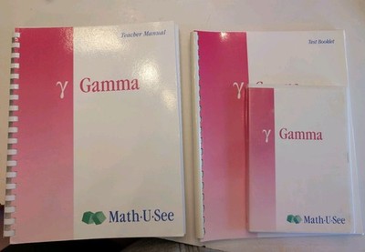 Math-U-See Gamma Teacher Manual, Test Booklet DVD Set