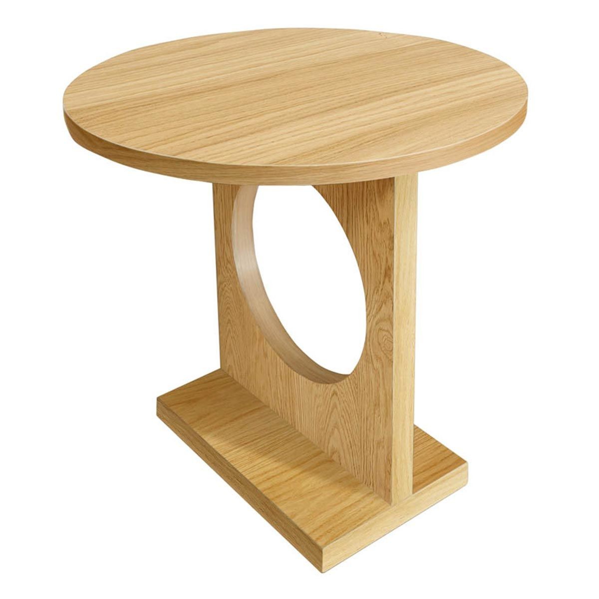 Table d'appoint design Bau 45cm naturel bout de canapé et chevet bois