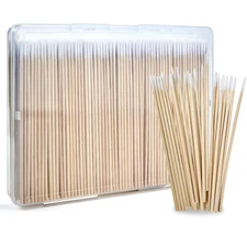 Pointed Cotton Swabs Compatible with Q Tips Double Precision Tips Cotton 400Pcs