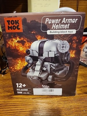 Radiation Power Armor Helmet Block Set for Ages 12+ NO.66055 TOK MOC 1088pcs