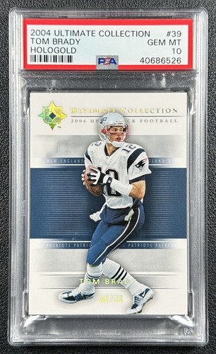 Tom Brady [HoloGold] #39 2004 Upper Deck Ultimate Collection card