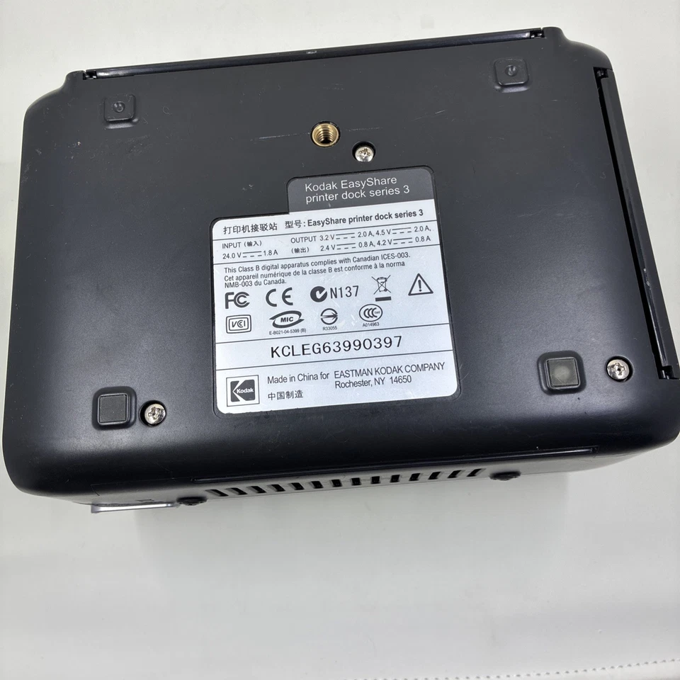 Kodak EasyShare Series 3 Photo Printer Digital Camera Dock w/power cord! - Image 3 of 4