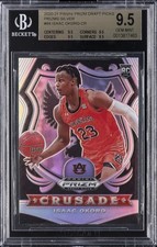 2020-21 PANINI PRIZM DRAFT PICKS PRIZMS SILVER - CR #84 ISAAC OKORO BGS 9.5