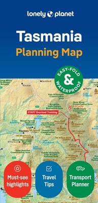 Lonely Planet Lonely Planet Tasmania Planning Map (Map) Map