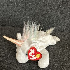Ty Beanie Baby Mystic Retired Unicorn 1994 Rainbow Mane not yarn -IridescentHorn