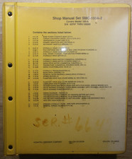 GALION 150A CRANE SERVICE SHOP REPAIR WORKSHOP MANUAL S/N 03797-05000