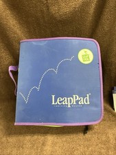 Vintage 2001 LeapFrog Leap Pad Learning System Console/Case/Books/Games Lot