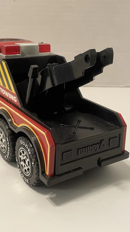 Camión de remolque Buddy L Kenworth 24 horas 42 1981 Japón vintage de acero prensado y plástico Foto 3 de 4