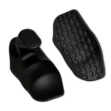 2PCS Weightlifting Grip Pads Fingerless Gym Gloves Pull Up Deadlift