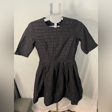 GAP Black eyelet fit and flare dress size 2