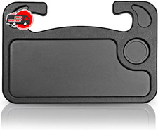 Car Steering Wheel Desk Food Table For Car Tray Fits Most Black