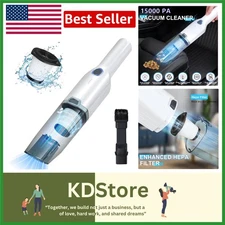 Cordless Handheld Car Vacuum Cleaner 15000PA Lightweight HEPA Filter