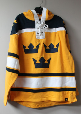 New NHL Sweden 2025 4 Nations Face-Off Lacer mid weight cotton hoodie men's S
