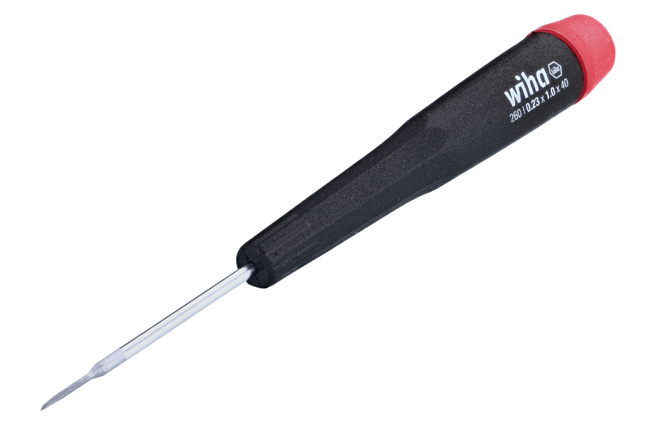 Wiha 26010 Precision Slotted Screwdriver 1.0mm x 40mm
