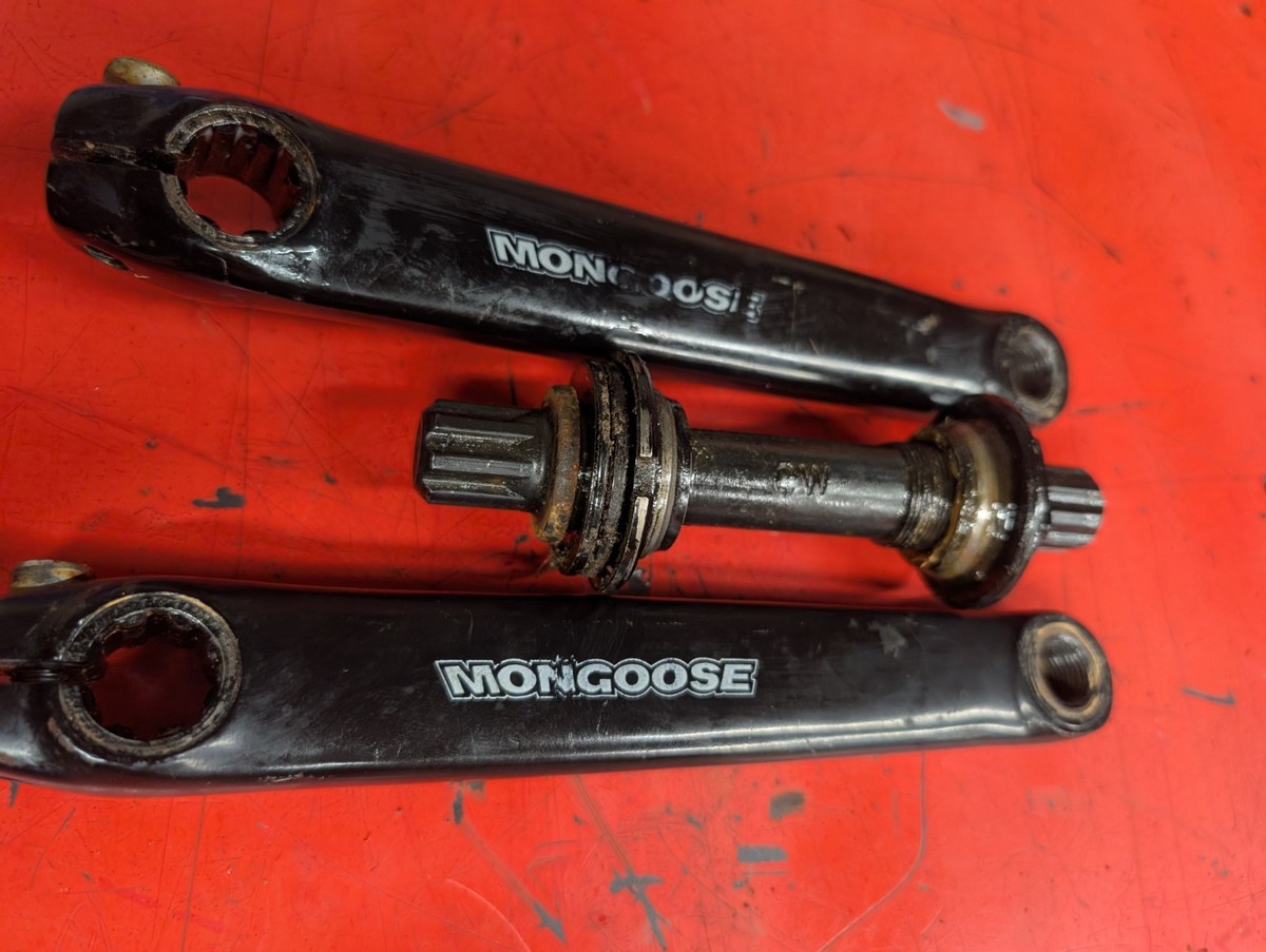 BMX Mongoose TORQ BFC BMX Crankset Assembly Set 170**FREE SHIPPING