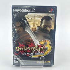 Onimusha 3: Demon Siege (Sony PlayStation 2) Complete w/ Manual CIB